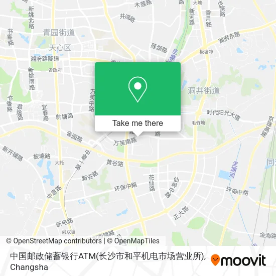 中国邮政储蓄银行ATM(长沙市和平机电市场营业所) map