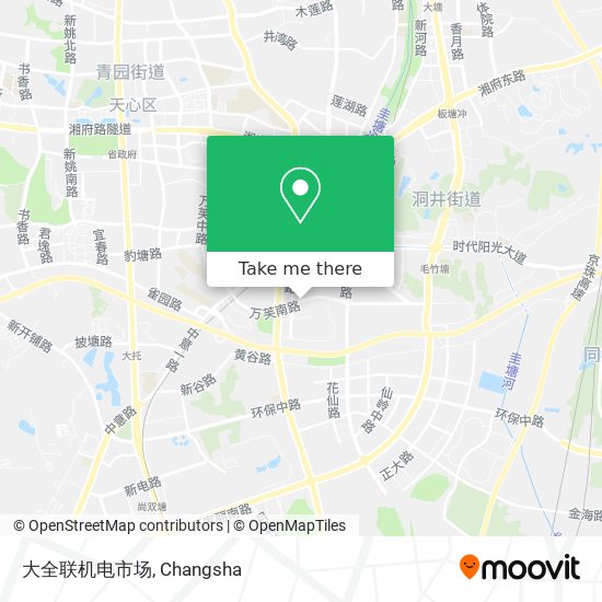 大全联机电市场 map