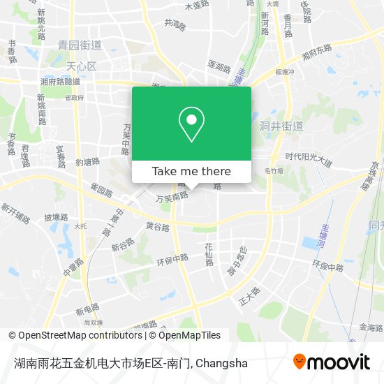 湖南雨花五金机电大市场E区-南门 map