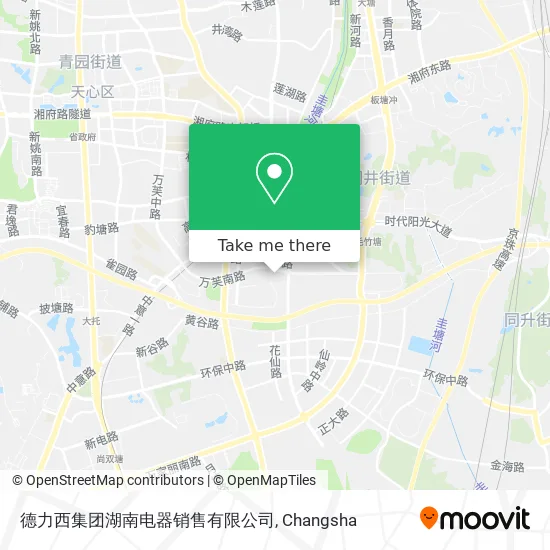 德力西集团湖南电器销售有限公司 map