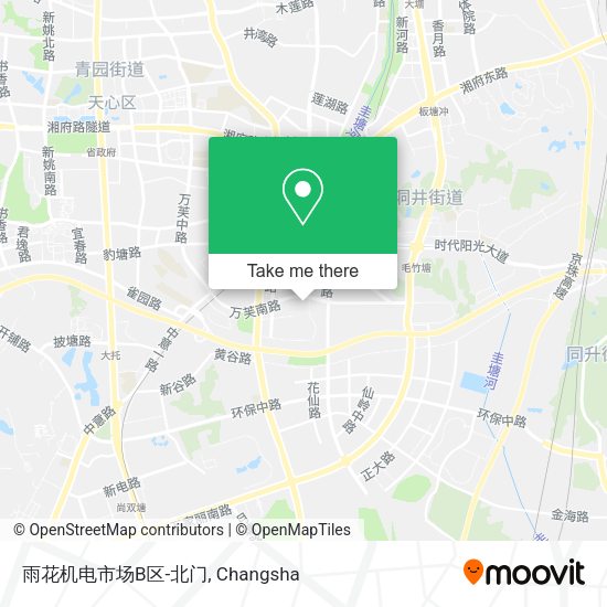 雨花机电市场B区-北门 map