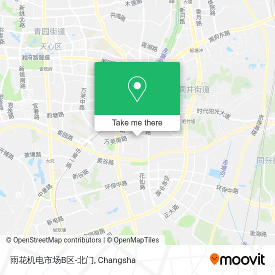 雨花机电市场B区-北门 map