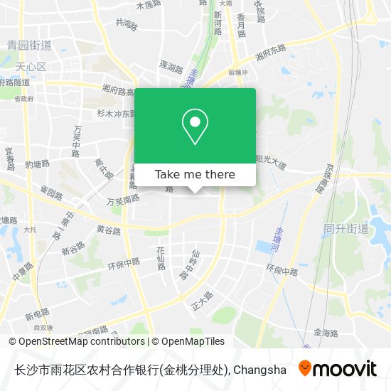 长沙市雨花区农村合作银行(金桃分理处) map