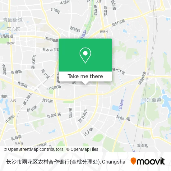 长沙市雨花区农村合作银行(金桃分理处) map