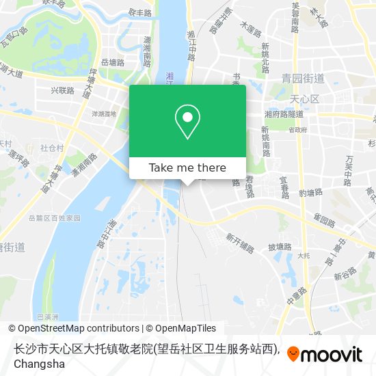 长沙市天心区大托镇敬老院(望岳社区卫生服务站西) map