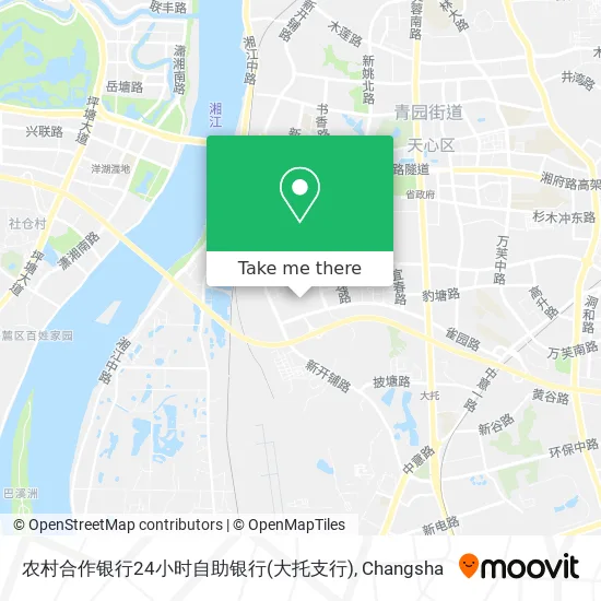 农村合作银行24小时自助银行(大托支行) map