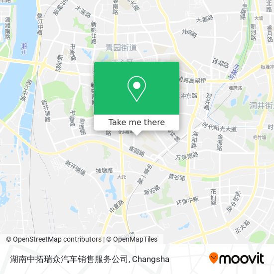 湖南中拓瑞众汽车销售服务公司 map