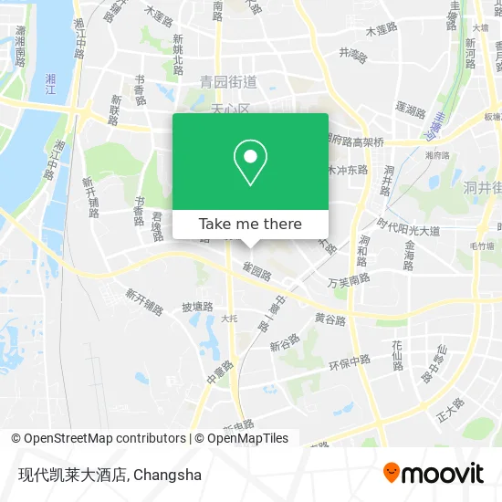 现代凯莱大酒店 map