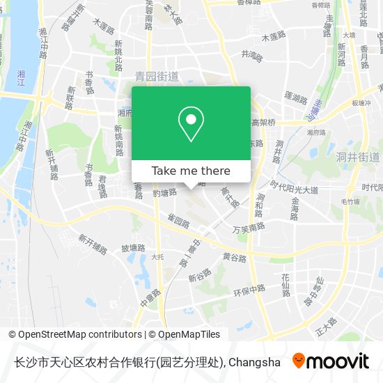 长沙市天心区农村合作银行(园艺分理处) map