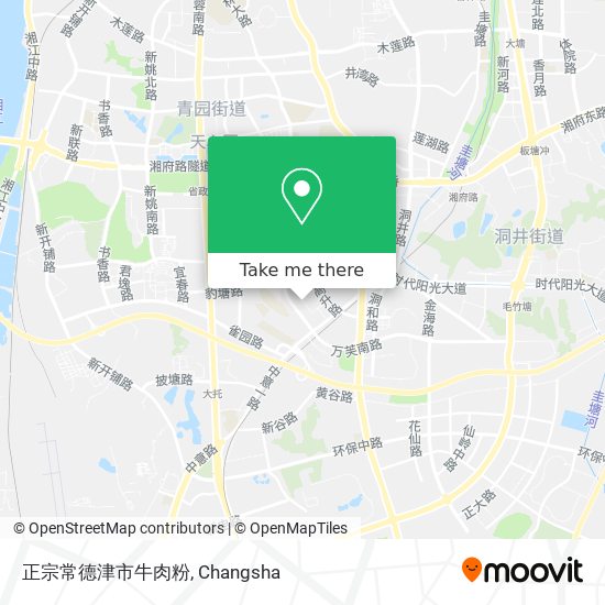正宗常德津市牛肉粉 map