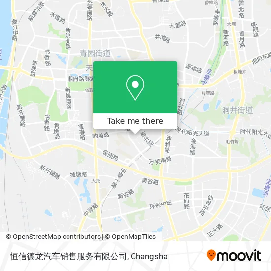 恒信德龙汽车销售服务有限公司 map