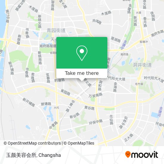 玉颜美容会所 map