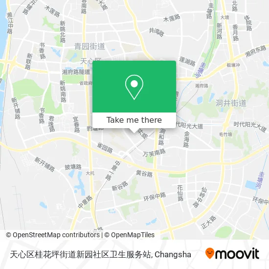 天心区桂花坪街道新园社区卫生服务站 map