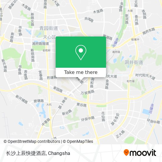 长沙上辰快捷酒店 map