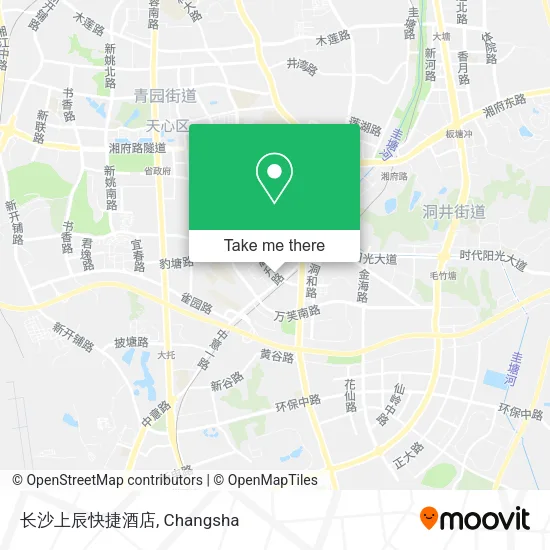 长沙上辰快捷酒店 map