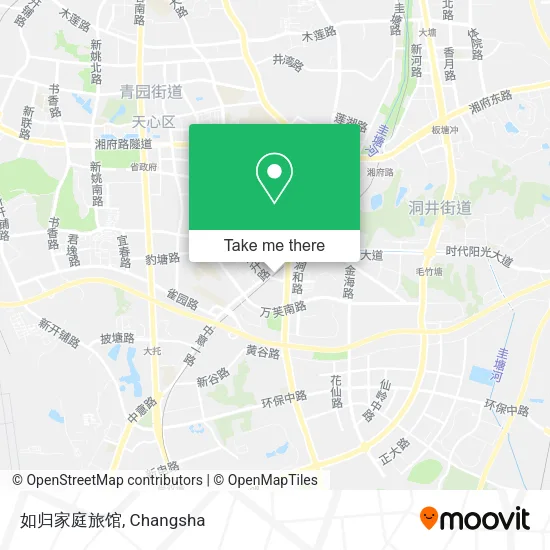 如归家庭旅馆 map