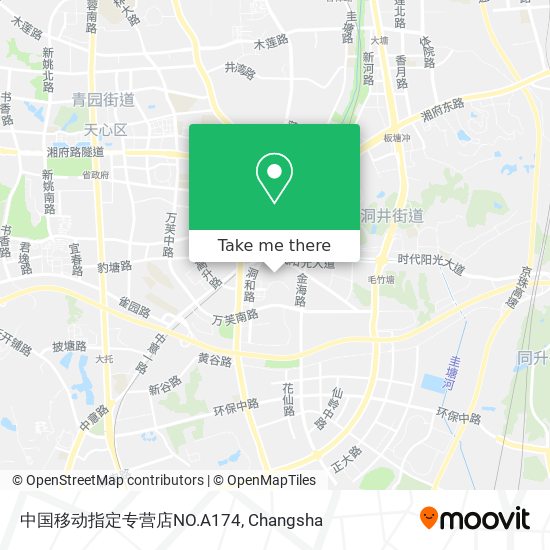 中国移动指定专营店NO.A174 map