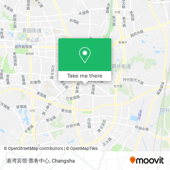港湾宾馆·票务中心 map