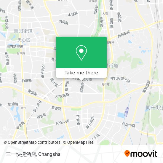 三一快捷酒店 map