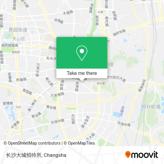 长沙大城招待所 map