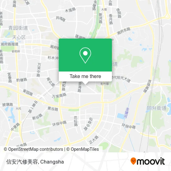 信安汽修美容 map