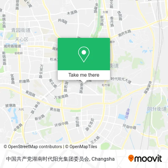 中国共产党湖南时代阳光集团委员会 map