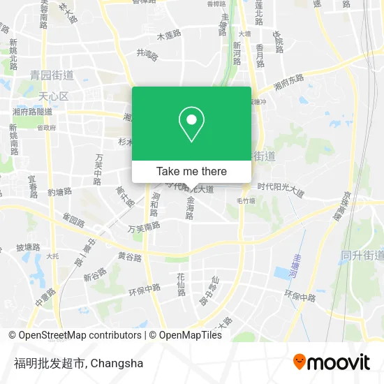 福明批发超市 map
