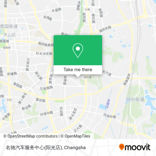名驰汽车服务中心(阳光店) map