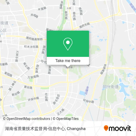 湖南省质量技术监督局-信息中心 map