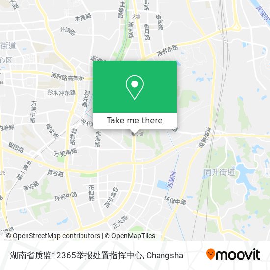 湖南省质监12365举报处置指挥中心 map