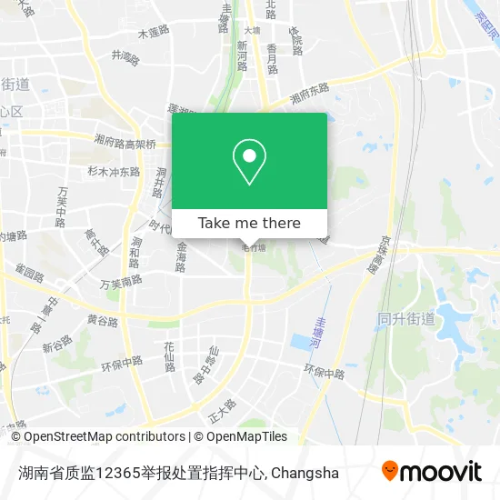 湖南省质监12365举报处置指挥中心 map