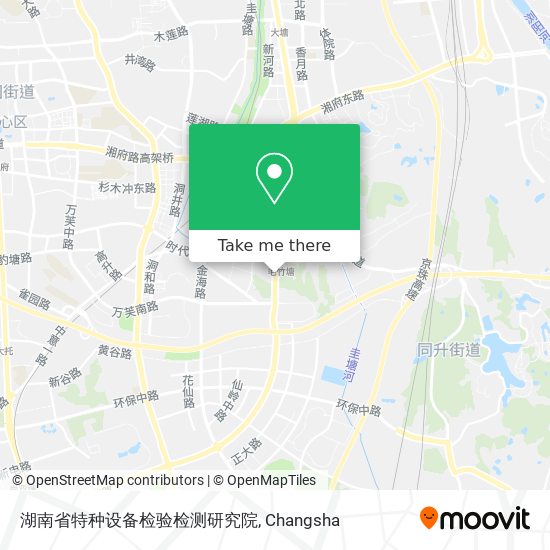 湖南省特种设备检验检测研究院 map