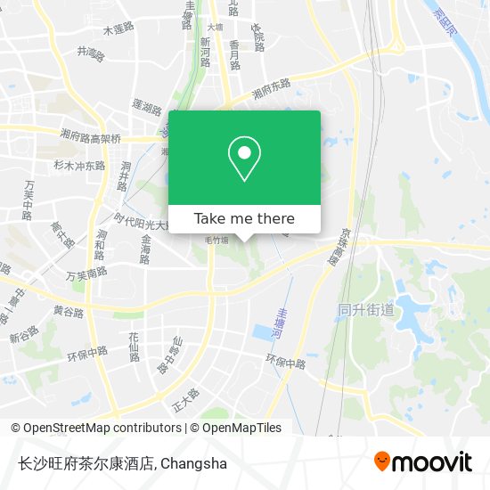 长沙旺府茶尔康酒店 map