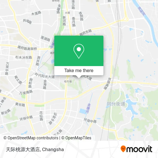 天际桃源大酒店 map