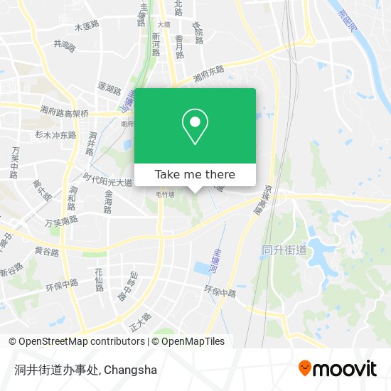 洞井街道办事处 map