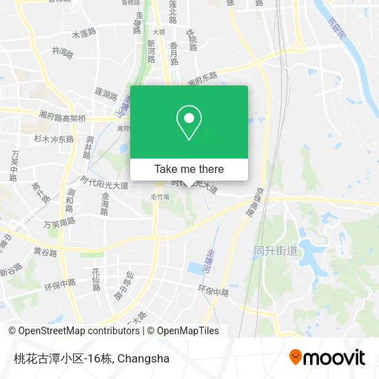 桃花古潭小区-16栋 map