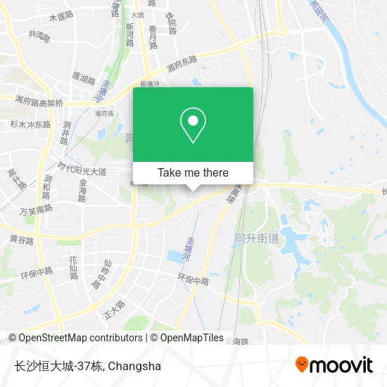长沙恒大城-37栋 map