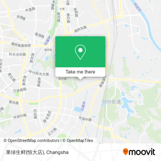 果绿生鲜(恒大店) map