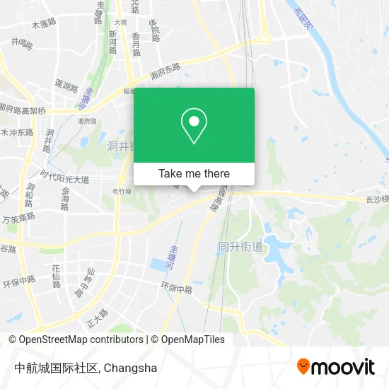 中航城国际社区 map