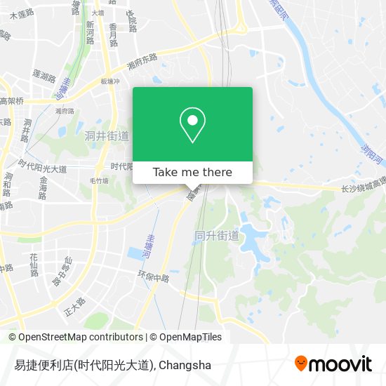 易捷便利店(时代阳光大道) map