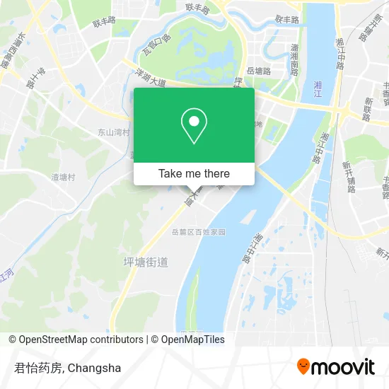 君怡药房 map
