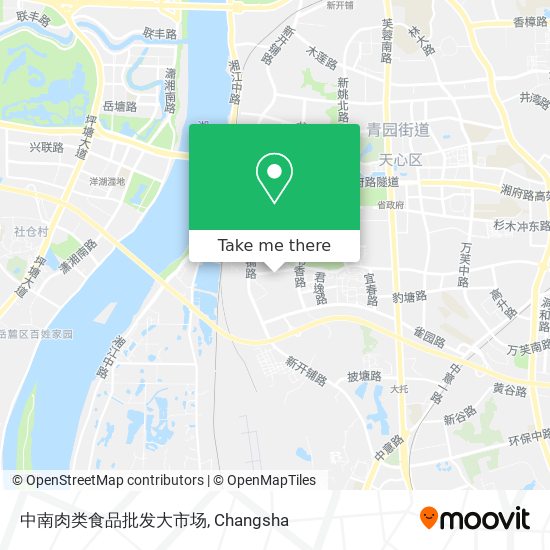 中南肉类食品批发大市场 map