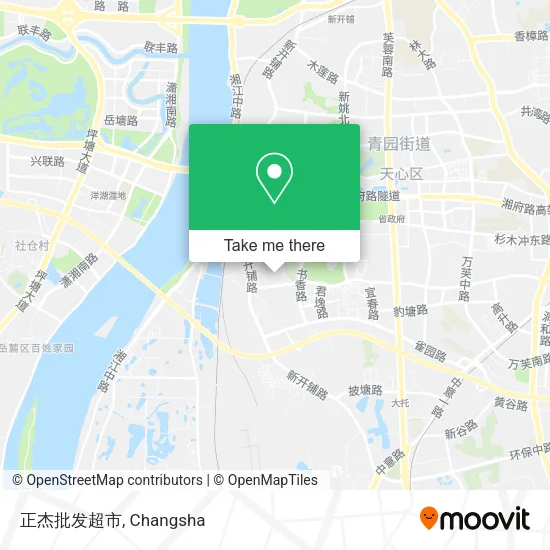 正杰批发超市 map