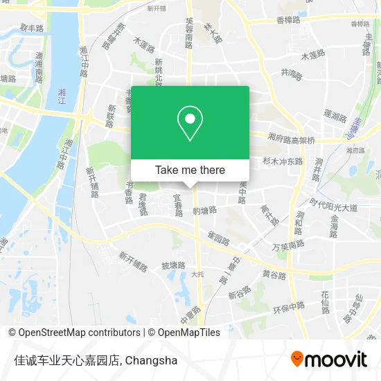 佳诚车业天心嘉园店 map