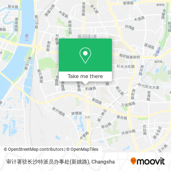 审计署驻长沙特派员办事处(新姚路) map