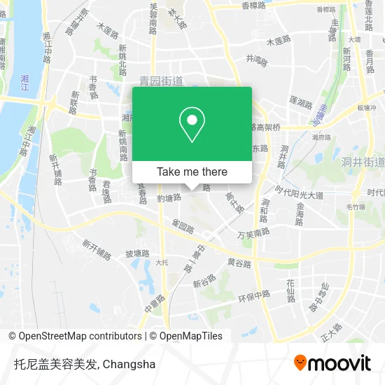 托尼盖美容美发 map