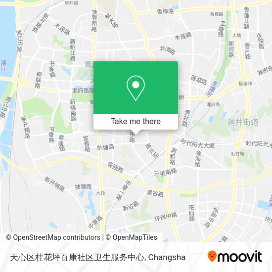 天心区桂花坪百康社区卫生服务中心 map
