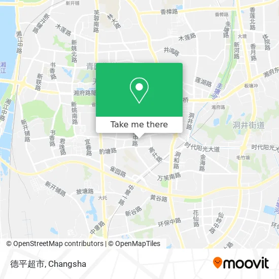 德平超市 map