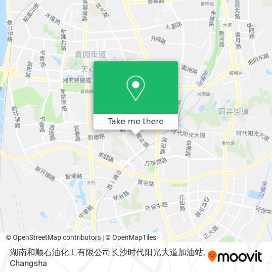 湖南和顺石油化工有限公司长沙时代阳光大道加油站 map