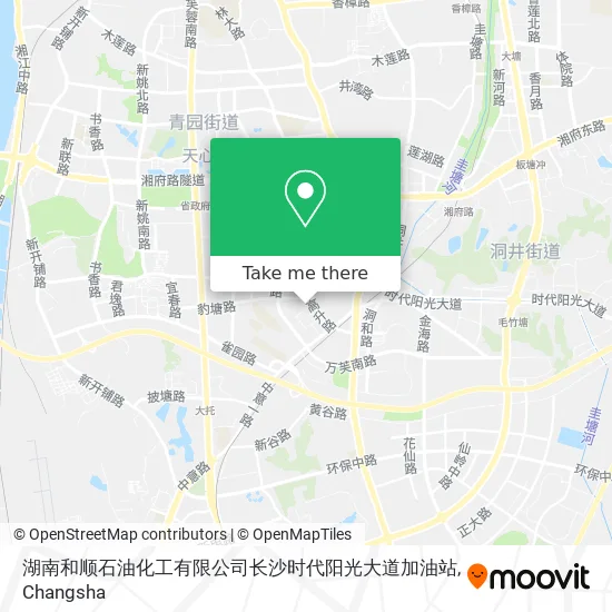 湖南和顺石油化工有限公司长沙时代阳光大道加油站 map